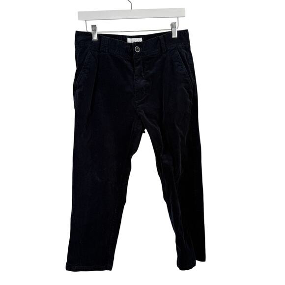 I Love Ugly Slim Kobe Pant Navy Blue Corduroy Crop Office Work Mens Medium - Picture 1 of 8